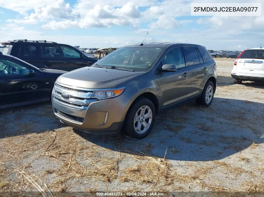 2014 Ford Edge Sel VIN: 2FMDK3JC2EBA09077 Lot: 40491273