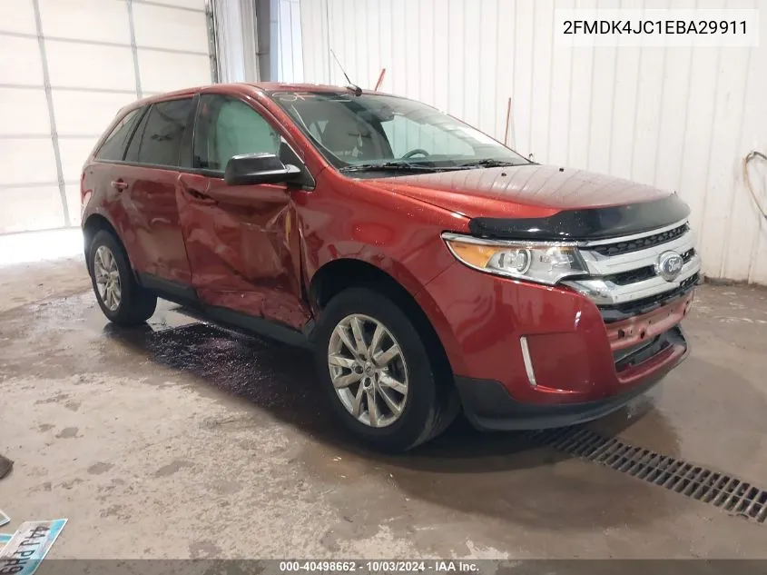 2014 Ford Edge Sel VIN: 2FMDK4JC1EBA29911 Lot: 40498662