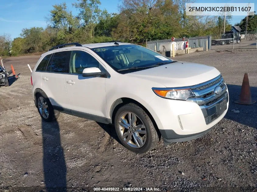 2014 Ford Edge Limited VIN: 2FMDK3KC2EBB11607 Lot: 40499822