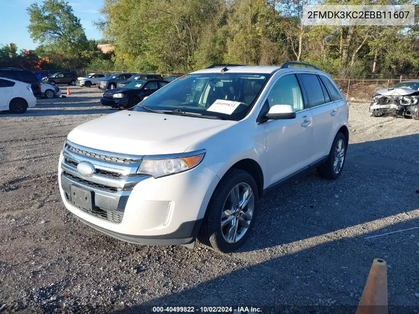 2014 Ford Edge Limited VIN: 2FMDK3KC2EBB11607 Lot: 40499822