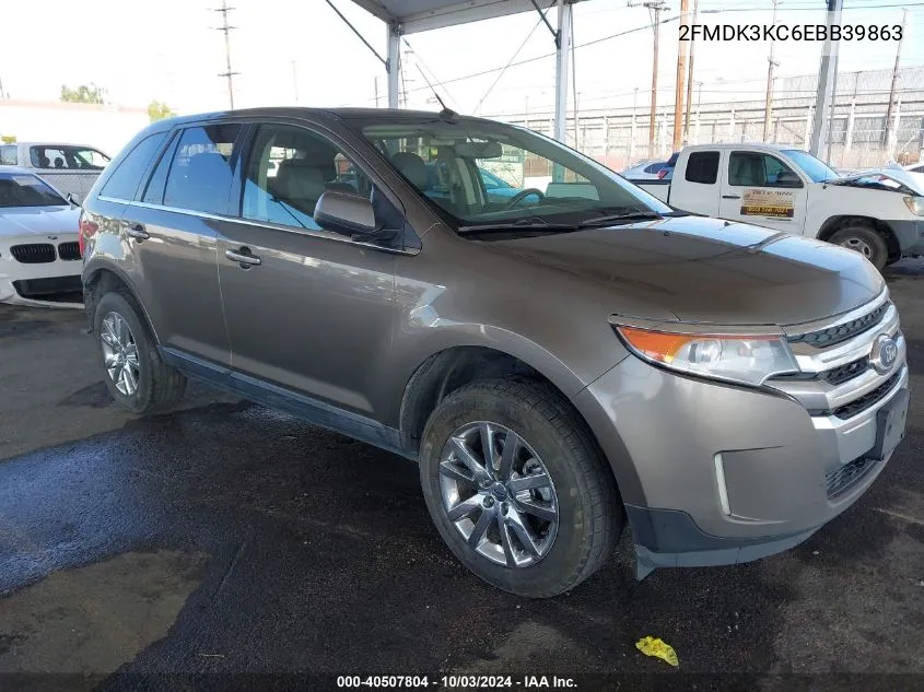 2014 Ford Edge Limited VIN: 2FMDK3KC6EBB39863 Lot: 40507804