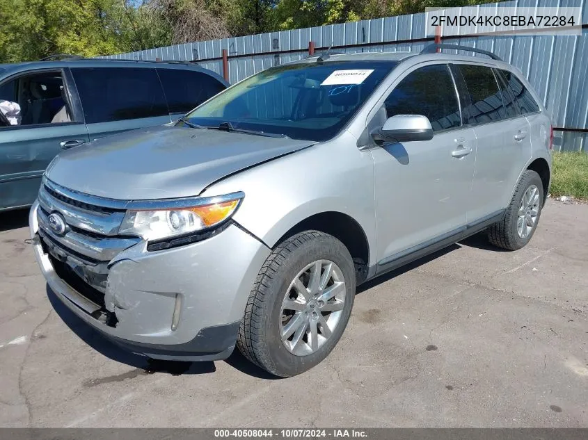 2014 Ford Edge Limited VIN: 2FMDK4KC8EBA72284 Lot: 40508044