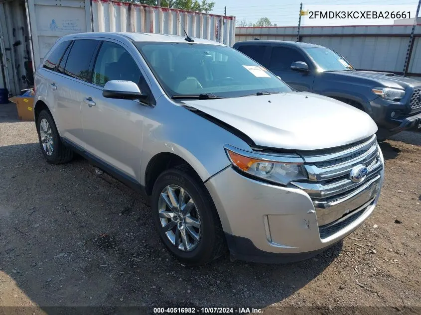 2014 Ford Edge Limited VIN: 2FMDK3KCXEBA26661 Lot: 40516982