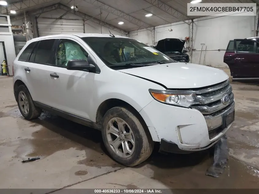 2014 Ford Edge Se VIN: 2FMDK4GC8EBB47705 Lot: 40536233