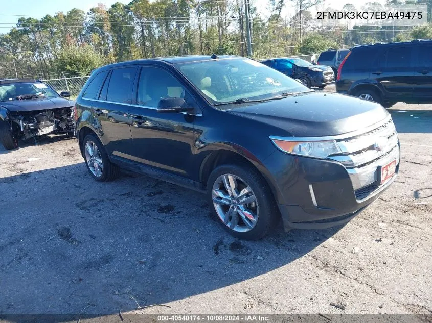 2014 Ford Edge Limited VIN: 2FMDK3KC7EBA49475 Lot: 40540174