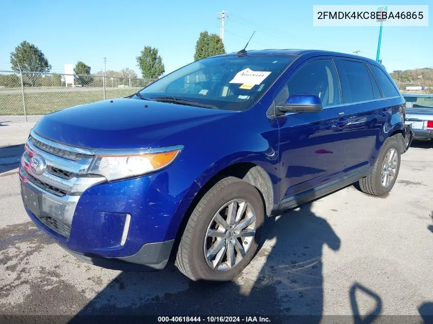 2FMDK4KC8EBA46865 2014 Ford Edge Limited