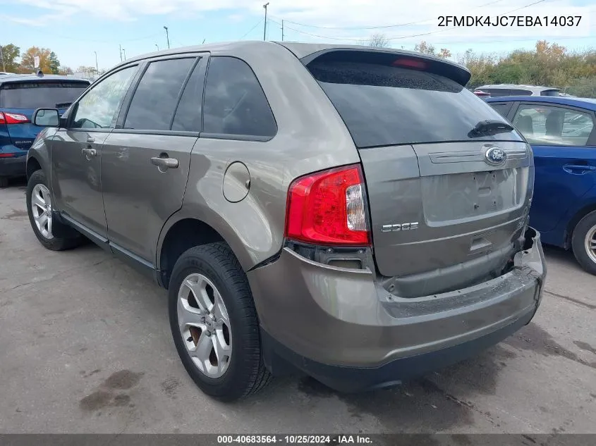 2FMDK4JC7EBA14037 2014 Ford Edge Sel