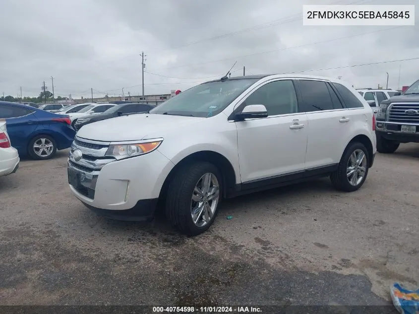 2014 Ford Edge Limited VIN: 2FMDK3KC5EBA45845 Lot: 40754598