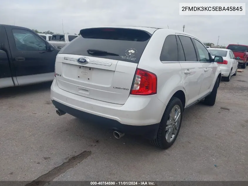 2014 Ford Edge Limited VIN: 2FMDK3KC5EBA45845 Lot: 40754598