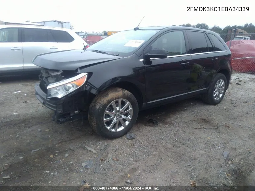 2014 Ford Edge Limited VIN: 2FMDK3KC1EBA34339 Lot: 40774966