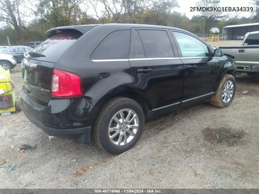 2014 Ford Edge Limited VIN: 2FMDK3KC1EBA34339 Lot: 40774966