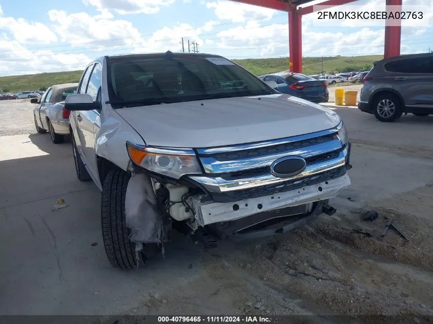 2014 Ford Edge Limited VIN: 2FMDK3KC8EBA02763 Lot: 40796465