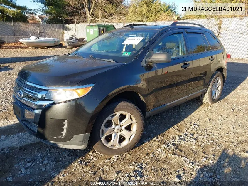 2014 Ford Edge Se VIN: 2FMDK4GC5EBA01021 Lot: 40804513