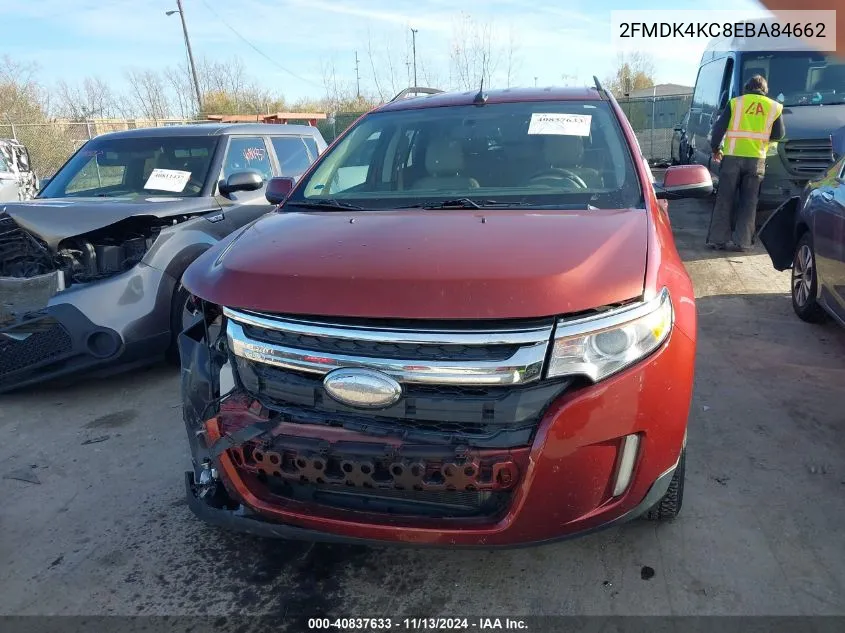 2FMDK4KC8EBA84662 2014 Ford Edge Limited