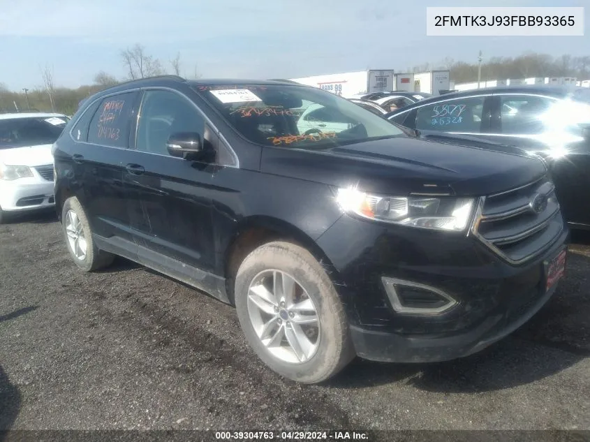 2FMTK3J93FBB93365 2015 Ford Edge Sel