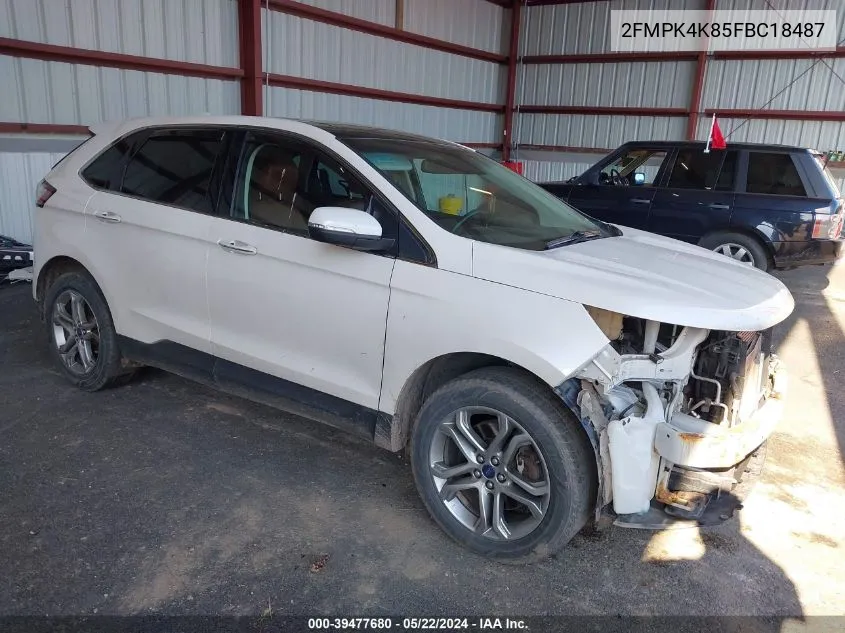 2FMPK4K85FBC18487 2015 Ford Edge Titanium