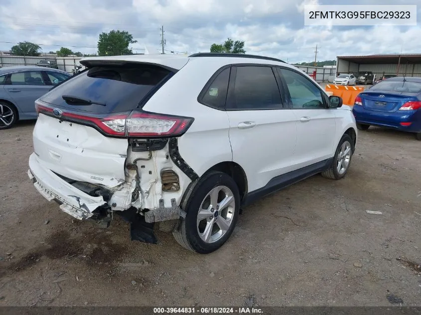 2FMTK3G95FBC29323 2015 Ford Edge Se