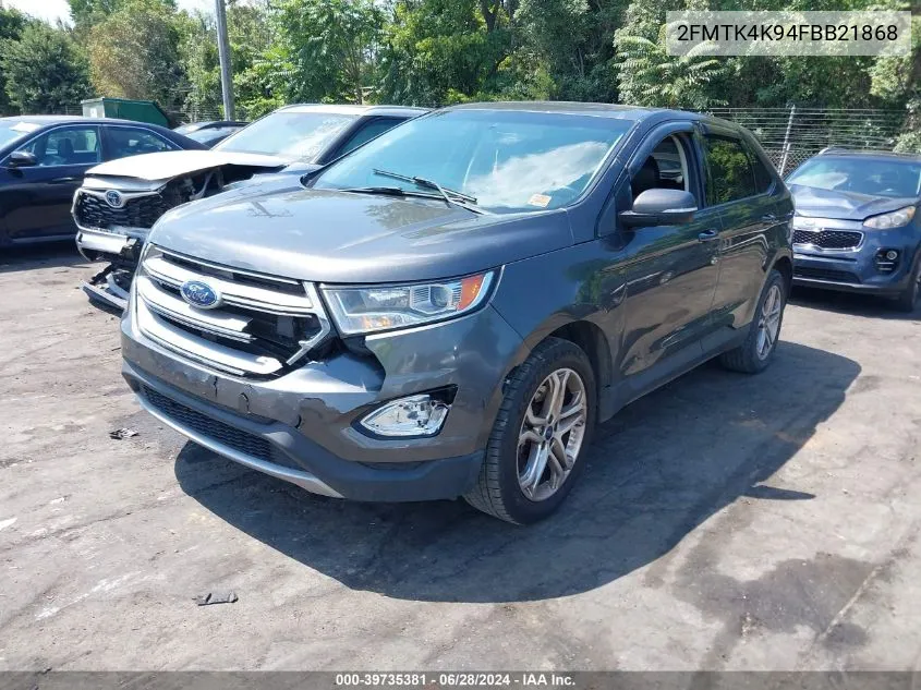 2FMTK4K94FBB21868 2015 Ford Edge Titanium