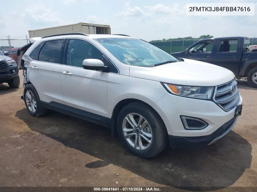 2FMTK3J84FBB47616 2015 Ford Edge Sel