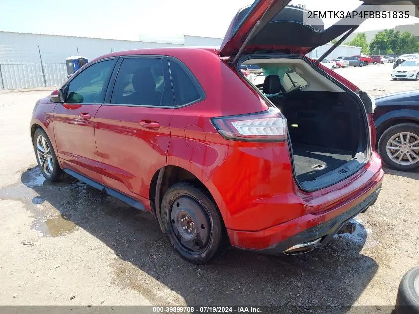 2FMTK3AP4FBB51835 2015 Ford Edge Sport