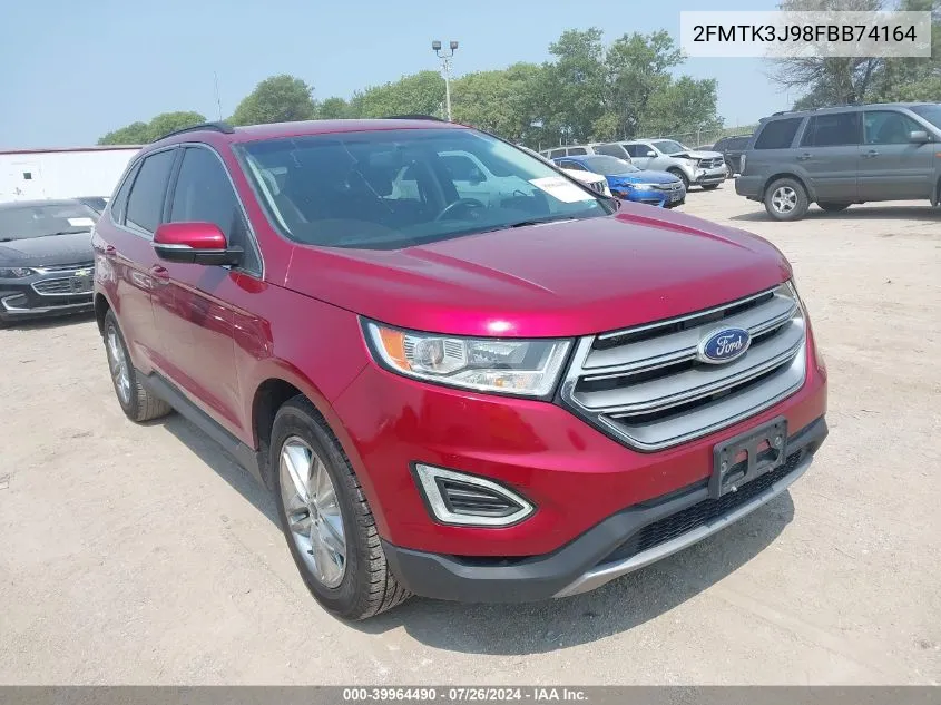 2FMTK3J98FBB74164 2015 Ford Edge Sel