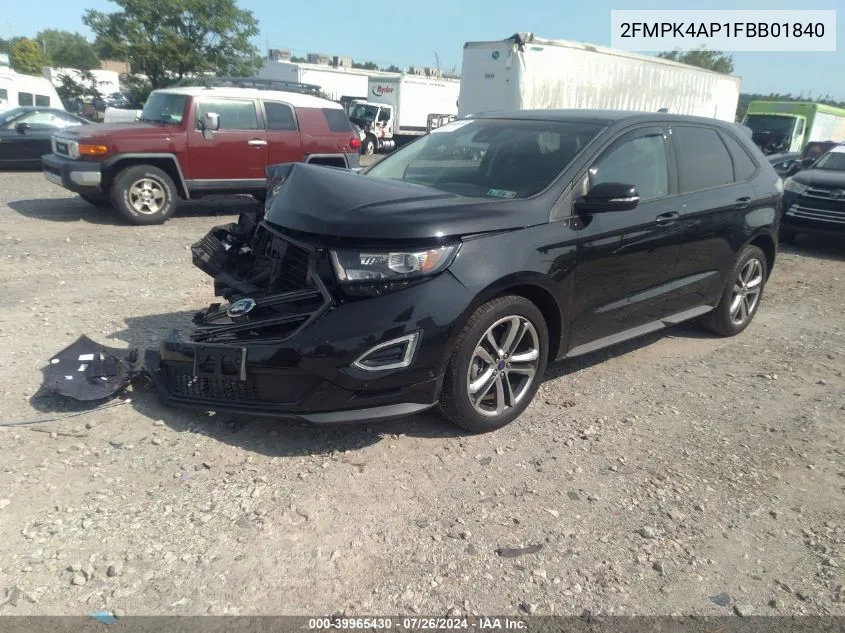 2FMPK4AP1FBB01840 2015 Ford Edge Sport