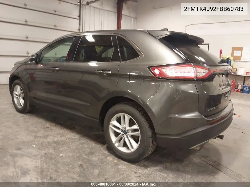 2FMTK4J92FBB60783 2015 Ford Edge Sel