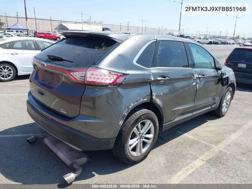 2FMTK3J9XFBB51968 2015 Ford Edge Sel