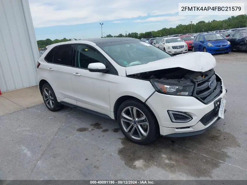 2FMTK4AP4FBC21579 2015 Ford Edge Sport