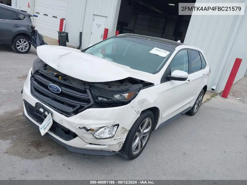 2FMTK4AP4FBC21579 2015 Ford Edge Sport