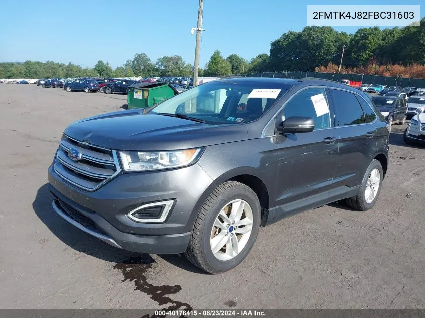 2FMTK4J82FBC31603 2015 Ford Edge Sel