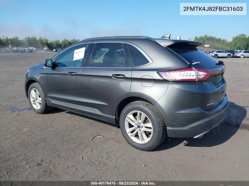 2FMTK4J82FBC31603 2015 Ford Edge Sel