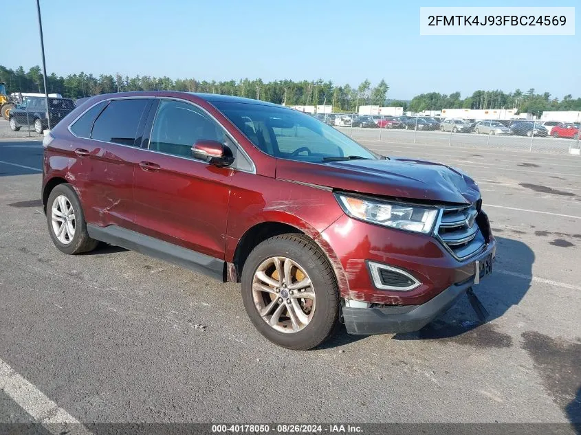 2FMTK4J93FBC24569 2015 Ford Edge Sel