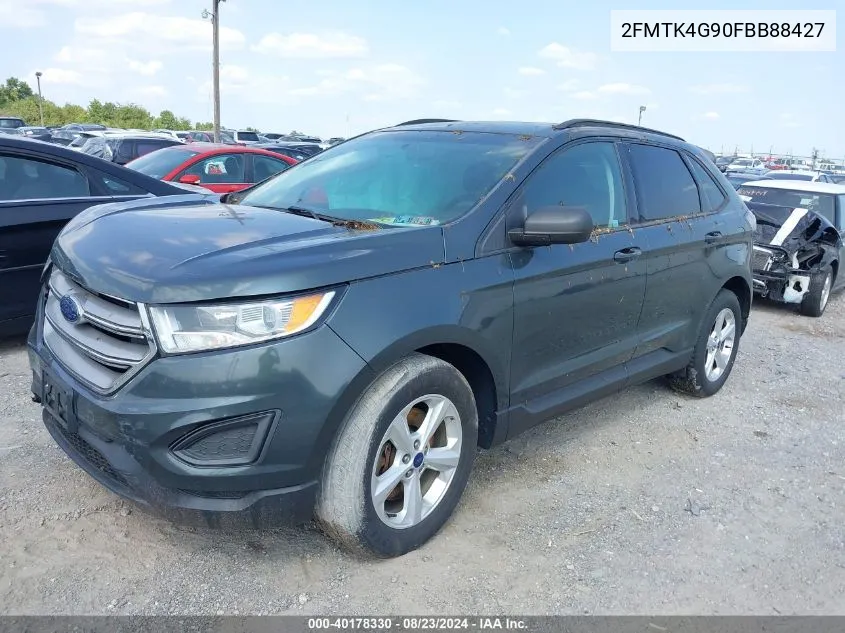 2FMTK4G90FBB88427 2015 Ford Edge Se