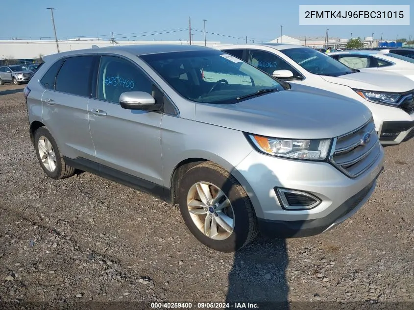 2015 Ford Edge Sel VIN: 2FMTK4J96FBC31015 Lot: 40259400