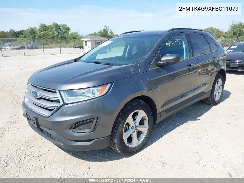 2FMTK4G9XFBC11079 2015 Ford Edge Se