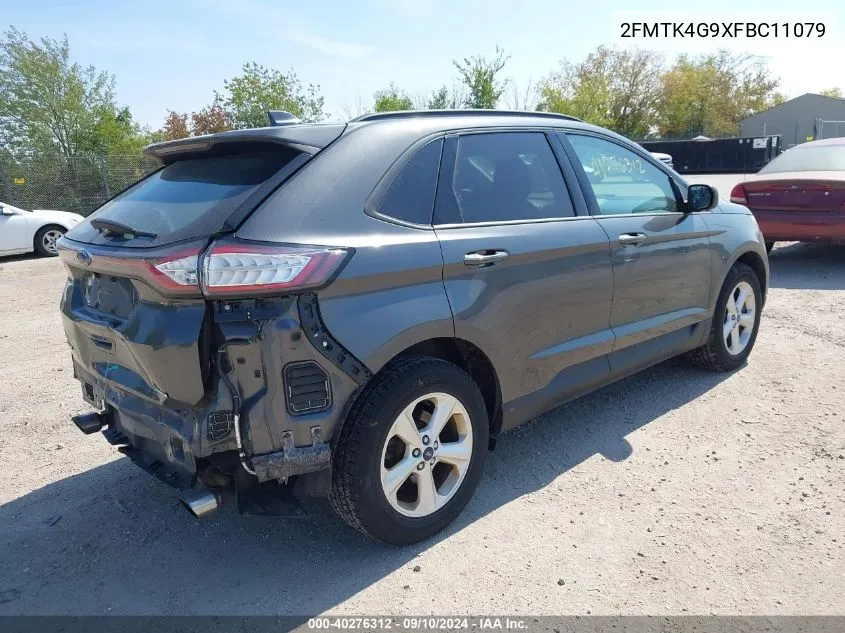 2FMTK4G9XFBC11079 2015 Ford Edge Se