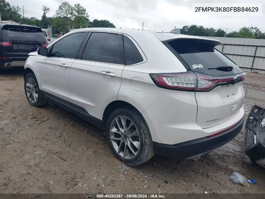 2FMPK3K80FBB84629 2015 Ford Edge Titanium