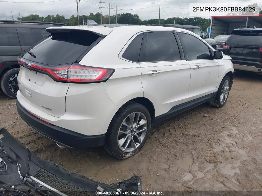 2FMPK3K80FBB84629 2015 Ford Edge Titanium