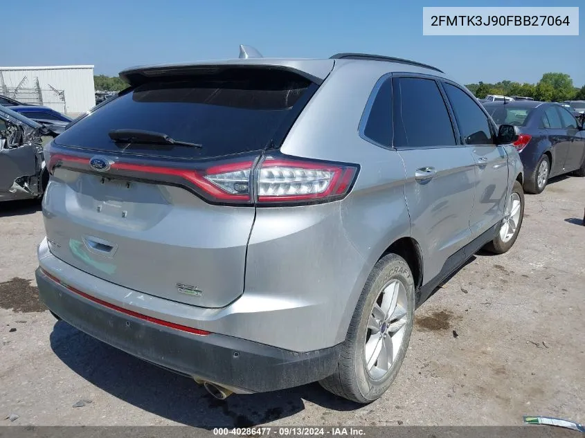 2FMTK3J90FBB27064 2015 Ford Edge Sel