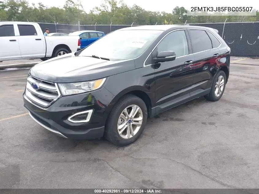 2015 Ford Edge Sel VIN: 2FMTK3J85FBC05507 Lot: 40292981