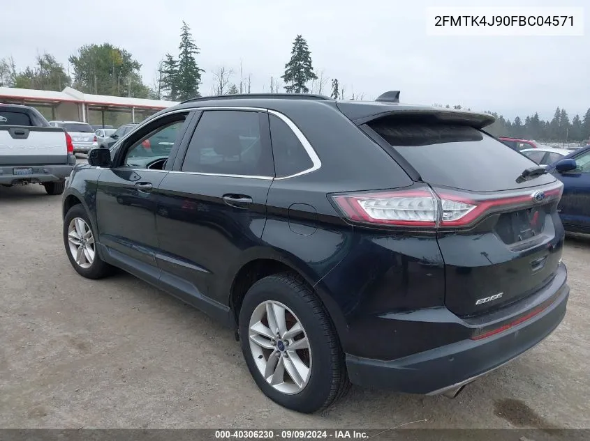 2FMTK4J90FBC04571 2015 Ford Edge Sel