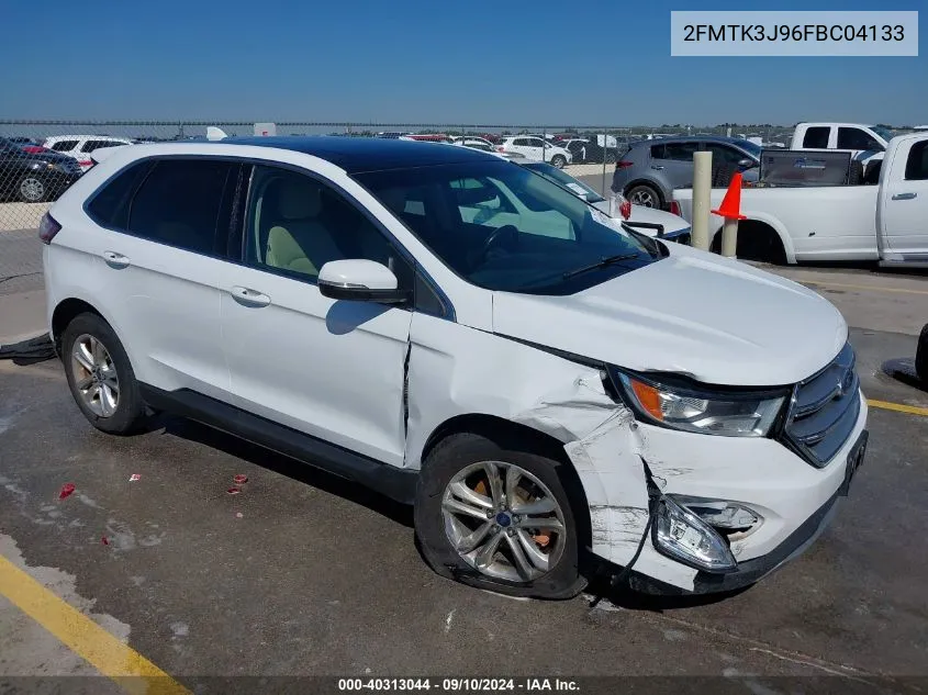 2015 Ford Edge Sel VIN: 2FMTK3J96FBC04133 Lot: 40313044