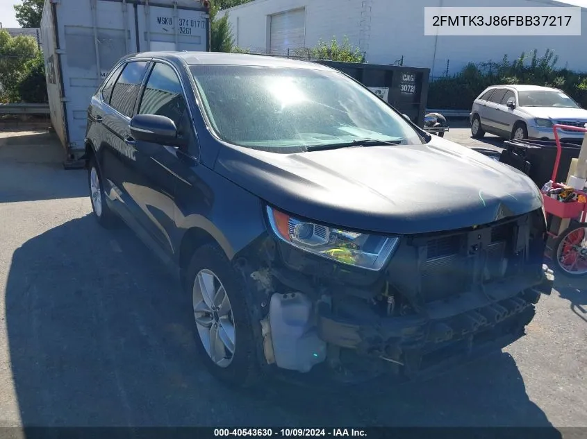 2015 Ford Edge Sel VIN: 2FMTK3J86FBB37217 Lot: 40543630