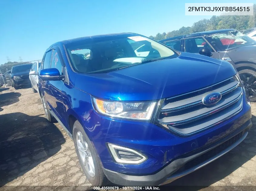 2015 Ford Edge Sel VIN: 2FMTK3J9XFBB54515 Lot: 40580679