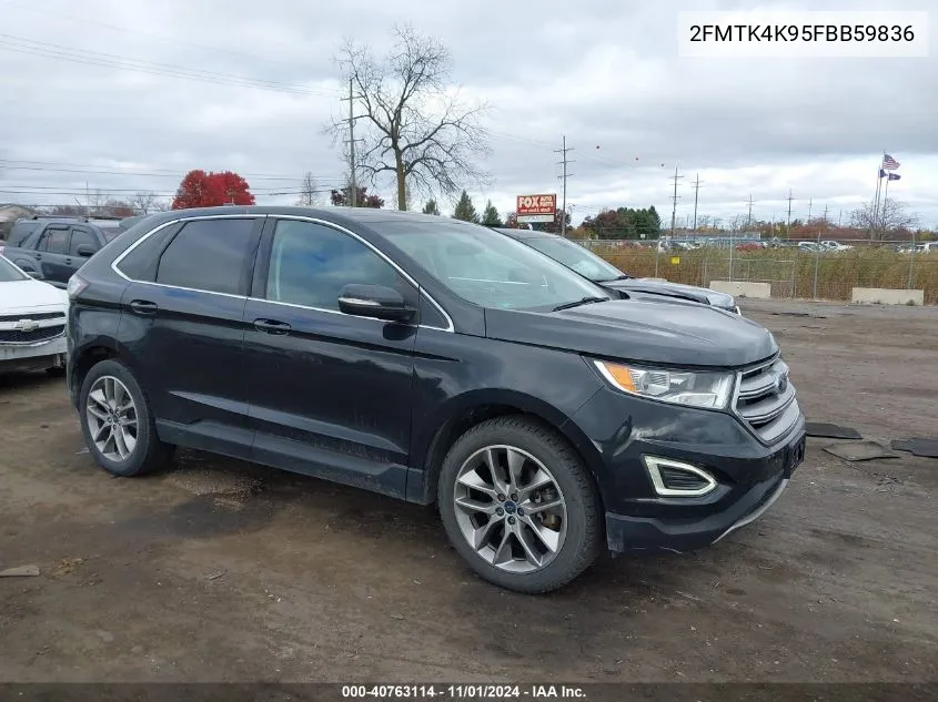 2FMTK4K95FBB59836 2015 Ford Edge Titanium