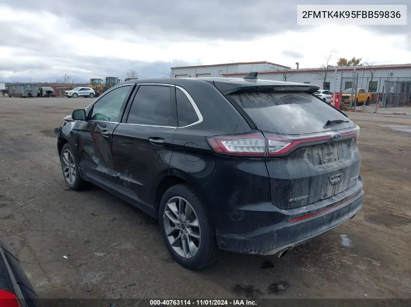 2FMTK4K95FBB59836 2015 Ford Edge Titanium