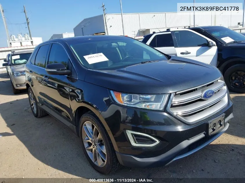 2FMTK3K89FBC41778 2015 Ford Edge Titanium