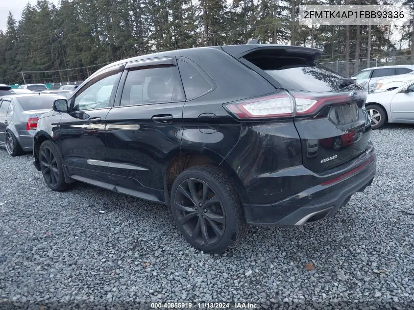 2015 Ford Edge Sport VIN: 2FMTK4AP1FBB93336 Lot: 40855919