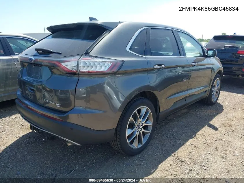 2FMPK4K86GBC46834 2016 Ford Edge Titanium